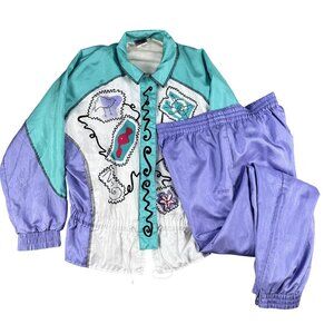 Vintage Prince Sportswear Womens Complete Retro Tennis Outfit Sz Small